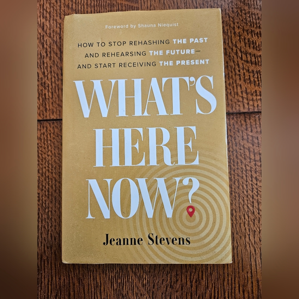 Jeanne Stevens 'What's Here Now?' Book - Gold Cover